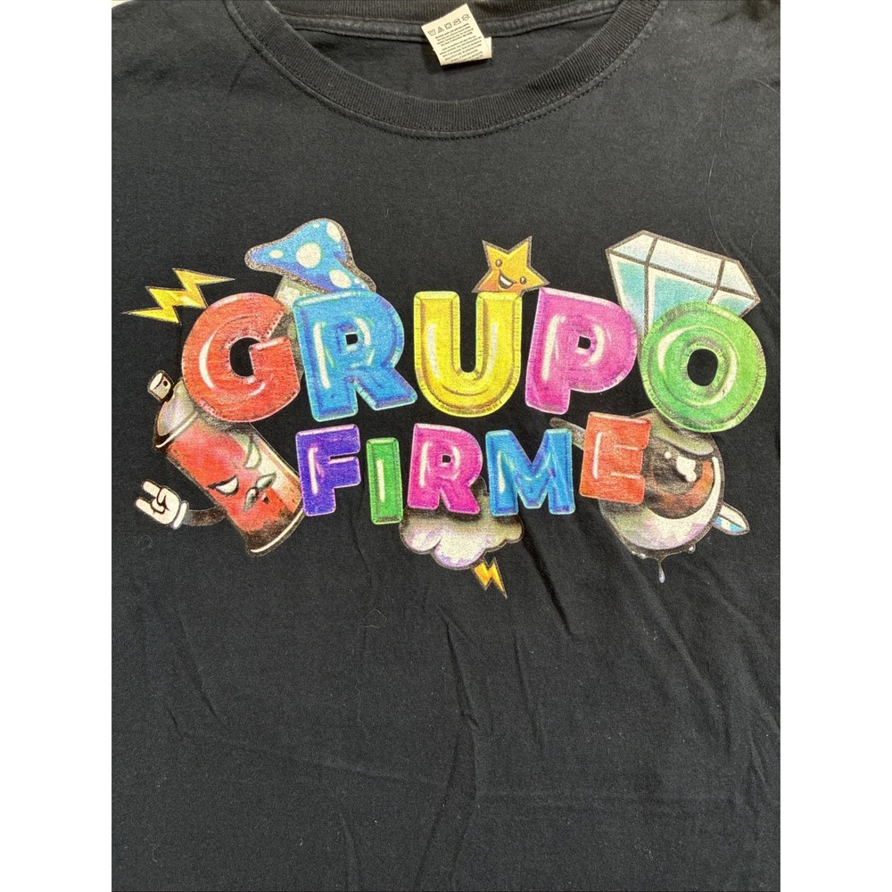 Grupo Firme Long Sleeve Shirt Black Gildan Toxica Tour Large - Picture 2 of 7